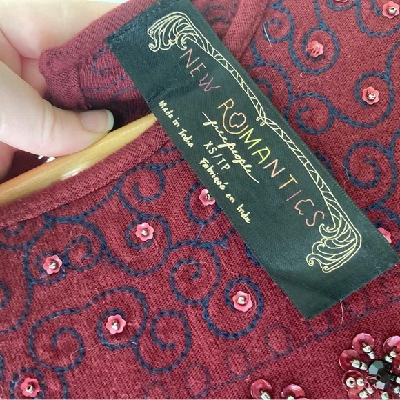 Free People | Beaded Open Back Top - Picture 7 of 7